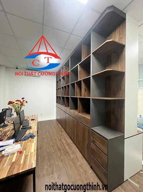Mẫu tủ gỗ công nghiệp MDF đựng hồ sơ tài liệu văn phòng giá tốt