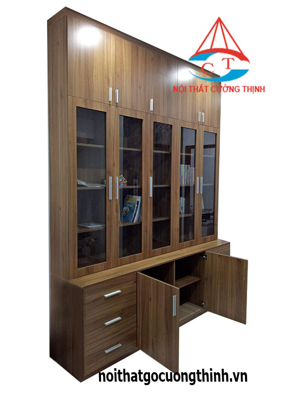 Tủ tài liệu gỗ công nghiệp đẹp hiện đại cho văn phòng và gia đình