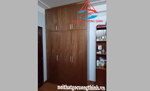 Tủ Quần Áo Đẹp Gỗ Veneer Xoan Đào