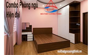 Mẫu Combo phòng ngủ Hiện đại