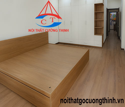 Bộ giường tủ phòng ngủ đẹp đơn giản gỗ công nghiệp hiện đại