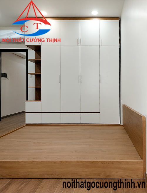 Mẫu phòng ngủ đẹp đơn giản gỗ hiện đại giá xưởng