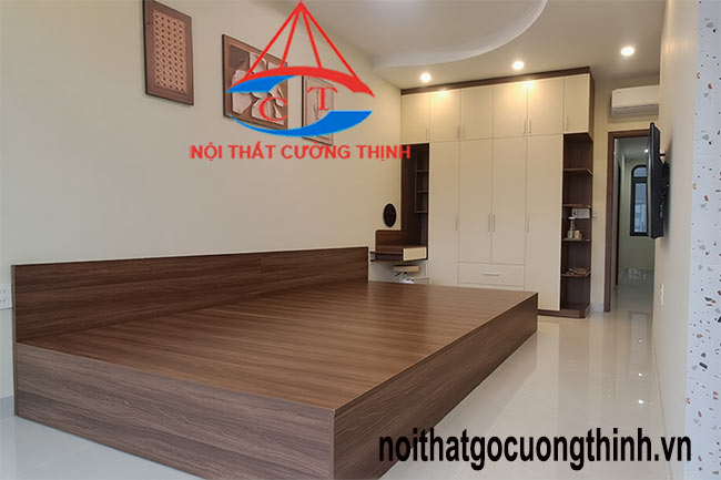 Mẫu Giường Tủ Gỗ Công nghiệp Đẹp