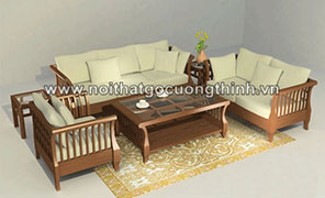 SOFA GỖ BỌC NỆM