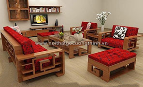 SOFA GỖ ĐẸP HIỆN ĐẠI