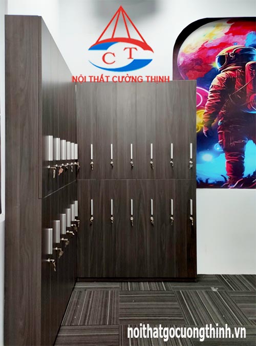 Tủ để gậy bi da chuyên nghiệp hình chữ L