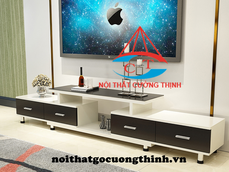 Kệ tivi gỗ công nghiệp 2018 thiết kế thanh lịch