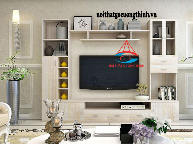 Tủ kệ tivi đa năng kết hợp tủ rượu