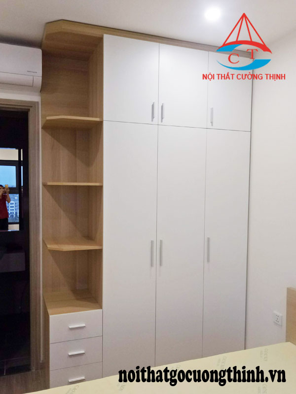 Mẫu tủ quần áo MDF Melamine
