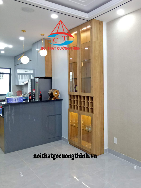 Đóng tủ rượu gỗ chuyên nghiệp tại TPHCM