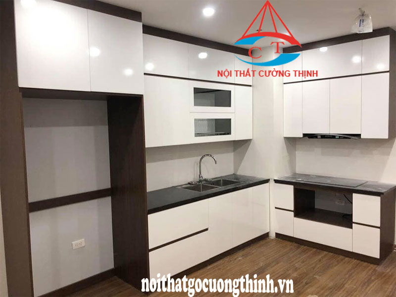 Tủ bếp gỗ công nghiệp đẹp