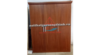 TỦ QUẦN ÁO GỖ MDF 3 CÁNH 1m6