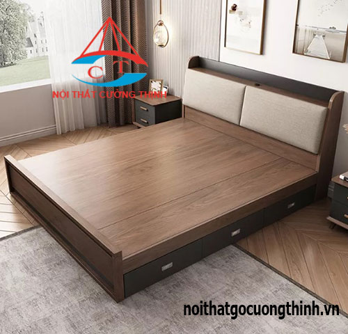 Giường ngủ có ngăn kéo đẹp và hiện đại cho phòng ngủ tối ưu
