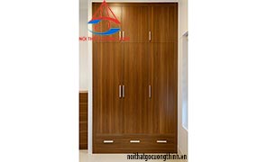 Mẫu Tủ Quần Áo Đẹp Gỗ Mdf Âm Tường 