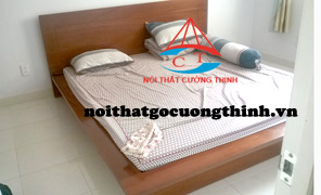 Giường gỗ công nghiệp 1m6 mẫu đẹp 