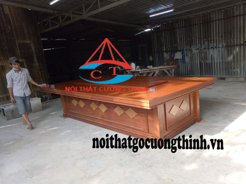 Đóng đồ gỗ tại Thủ Đức rẻ bền đẹp chất lượng vượt trội với mẫu bàn họp cho công ty