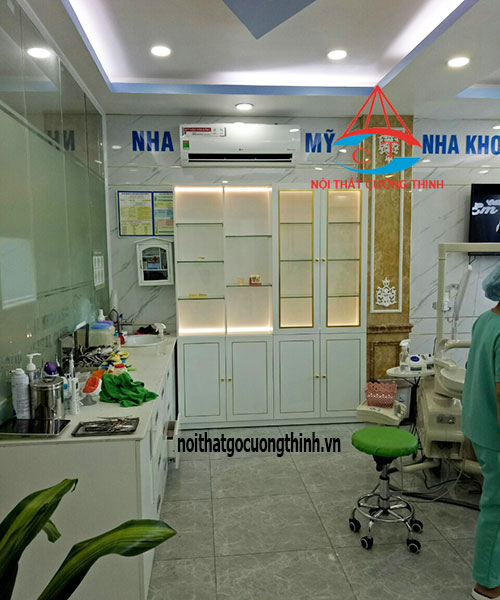 Tủ phòng răng nha khoa đẹp