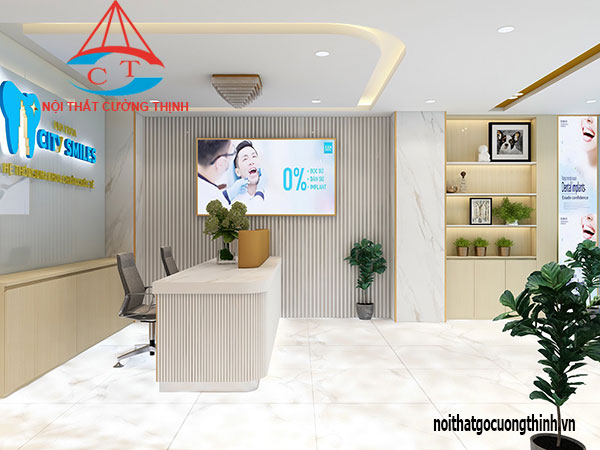 Quầy lễ tân nha đẹp với các tính năng tối ưu