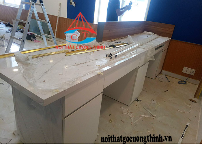 Thiết kế quầy lễ tân đẹp