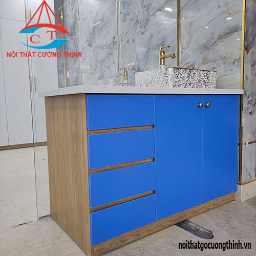 Tủ Lavabo nha khoa tiện nghi với mặt đá hoa cương sang trọng