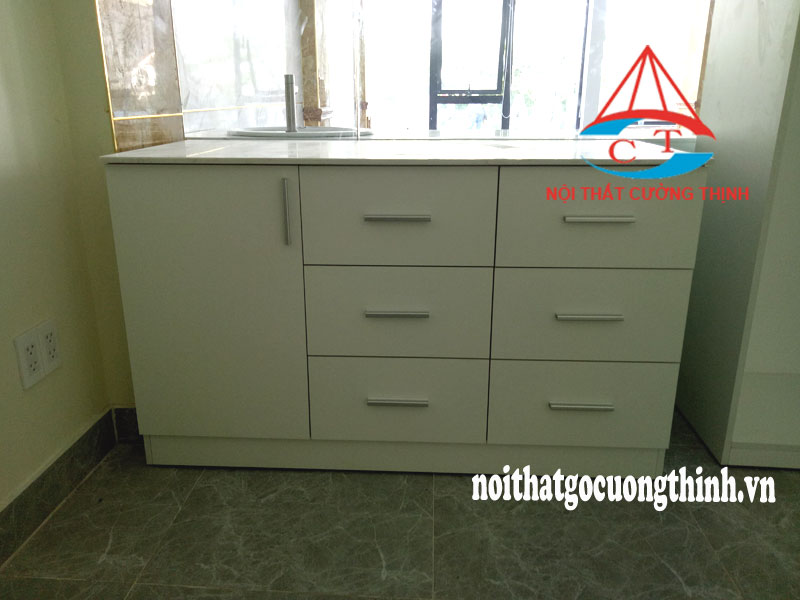 Tủ nha khoa 6 ngăn kéo gỗ công nghiệp phủ Melamine tại Quận 9