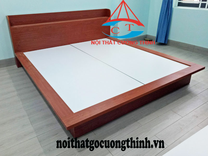 Giường bệt kiểu Nhật gỗ công nghiệp