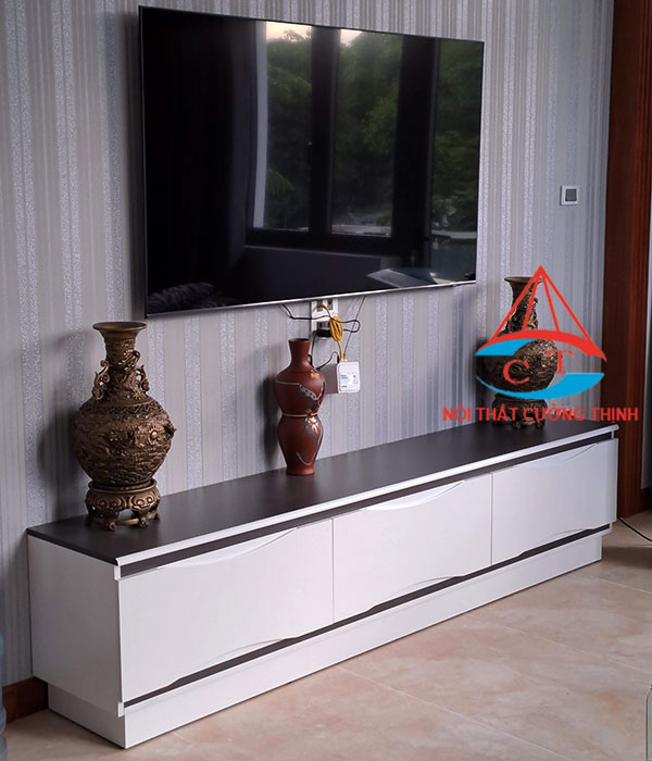 Kệ tivi phòng khách đẹp bằng gỗ