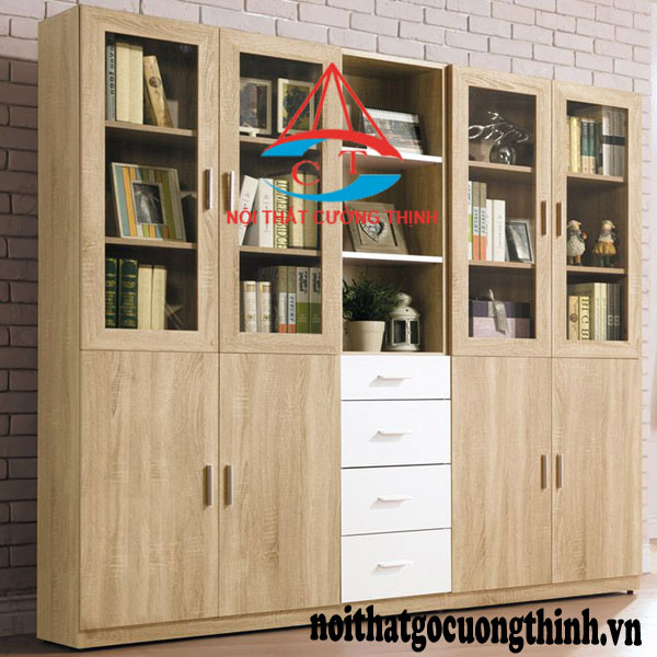 Tủ văn phòng đẹp gỗ công nghiệp 