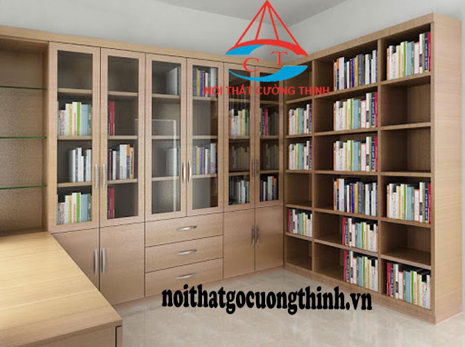 Tủ tài liệu văn phòng bằng gỗ công nghiệp