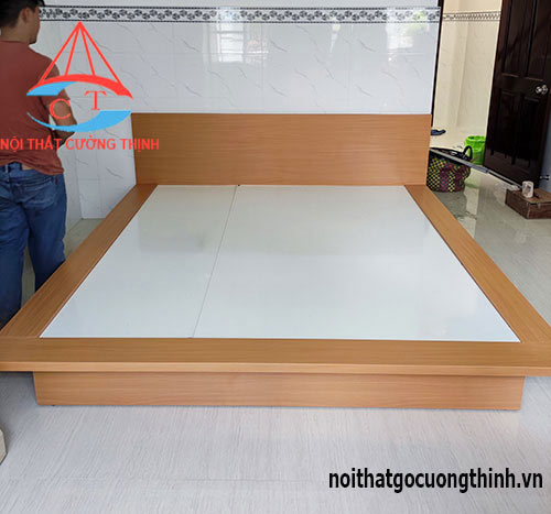 Giường Nhật 1m6 gỗ MDF hiện đại