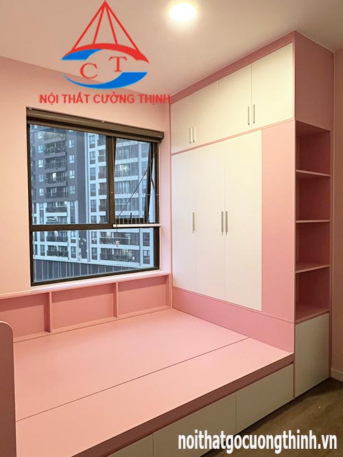 Giường liền tủ quần áo thông minh cho phòng ngủ nhỏ