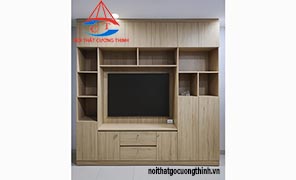 KỆ TỦ TIVI PHÒNG KHÁCH GỖ HDF ĐẸP