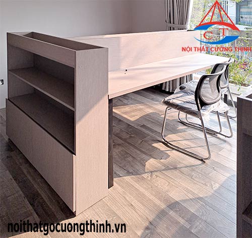 Bàn làm việc tích hợp giá sách tiện ích cho văn phòng/ tại nhà