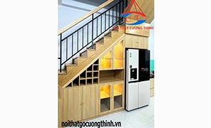 Mẫu tủ rượu gầm cầu thang đẹp
