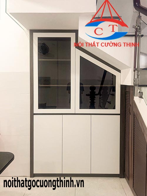 Tủ chân gầm cầu thang bằng nhựa