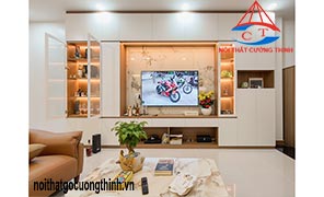 Tủ Trang Trí Phòng Khách Đẹp Đa Năng Hiện Đại 