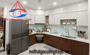 Tủ bếp Acrylic Đẹp, Sang trọng Hiện đại