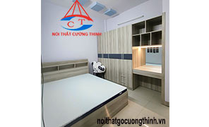 Combo Giường Tủ Bàn trang điểm Gỗ MDF