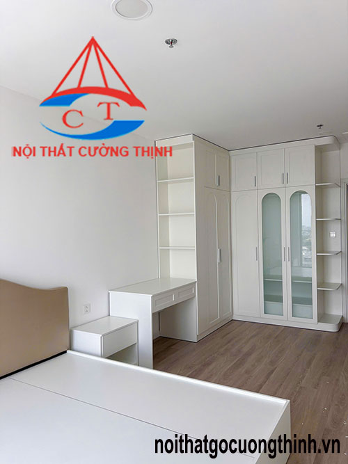 Combo nội thất phòng ngủ giường tủ bàn gỗ đẹp hiện đại