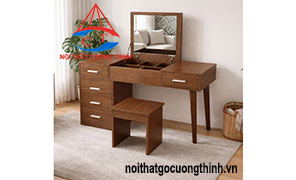 Bàn Trang Điểm Gỗ Gương lật Đẹp Đa năng