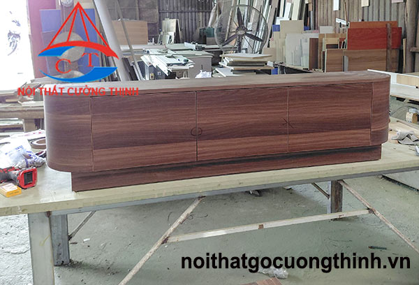 Kệ tủ tivi gỗ MDF hiện đại cho phòng khách sang trọng