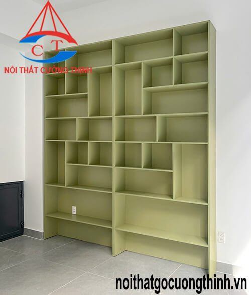 Kệ giá sách đẹp gỗ công nghiệp chống ẩm hiện đại