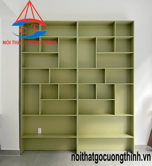 Mẫu Tủ Kệ Sách Trang Trí  Đẹp, Thiết Kế Đóng Theo Yêu Cầu